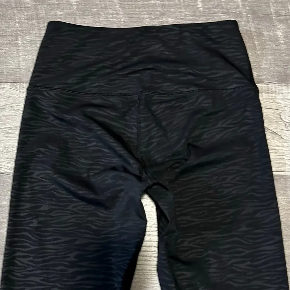 Legging Bundle Women Small Marika Green & 90 Degree Black Stripe Print Athletic - Picture 4 of 9